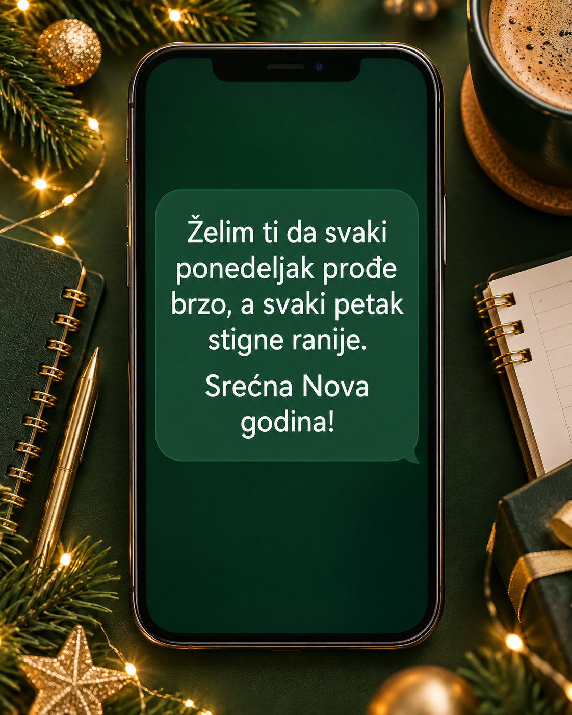 Šaljiva novogodišnja SMS poruka za kolegu